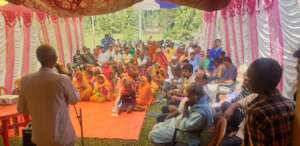 Speech from a representative at the event