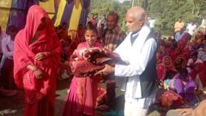 Blanket distribution by Uday
