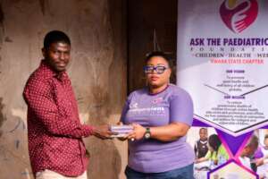 ATP Kwara donating materials to staff