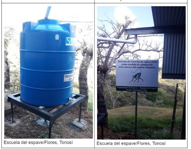 Rainwater Collection System in El Espave School