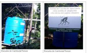 Rainwater Collection System in Cambutal School