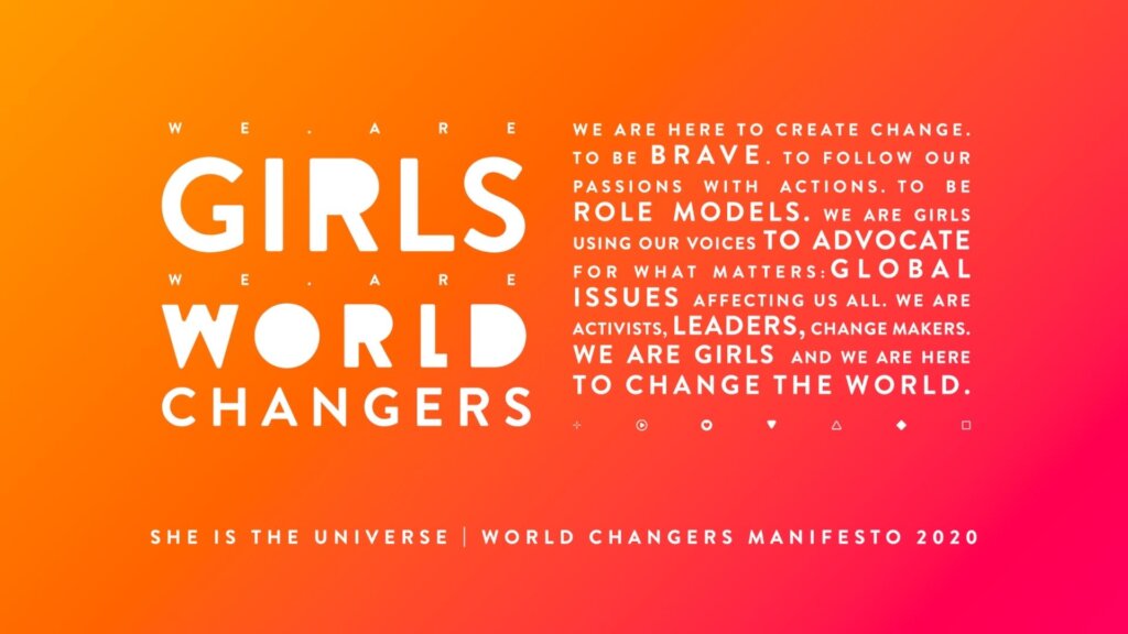 Girls Changing the World Manifesto