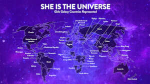 Map of where the girls come from