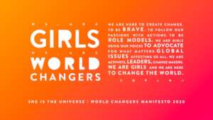 Girls Changing the World Manifesto