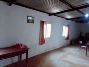 The interior of a classroom, freshly painted