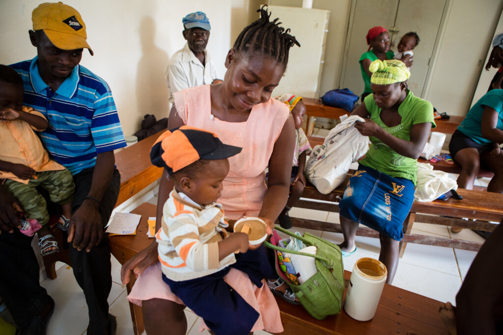 Provide care for malnourished children in Haiti