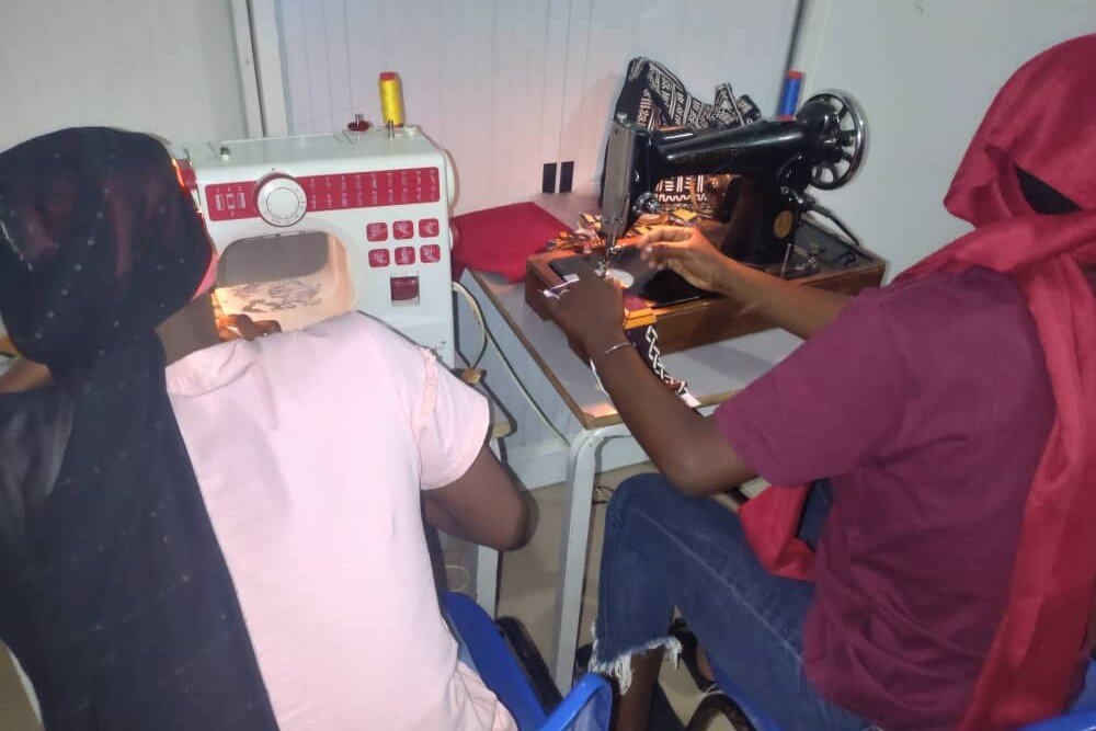 New sewing machine will improve girls' education!