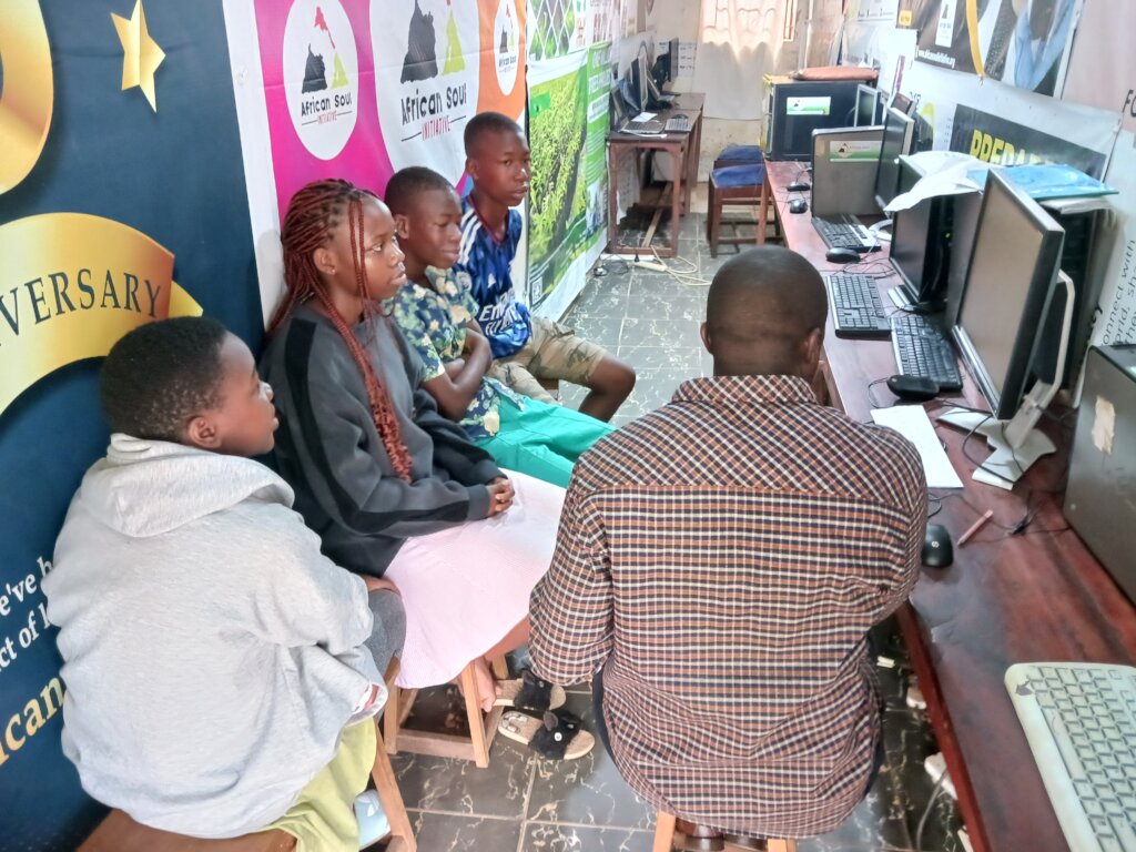 Our Learners getting guidance from their Tutor