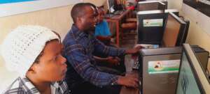 Project Benefitiaries during Computer Training