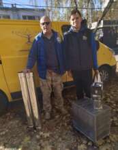 Delivering stoves Fall 2024 - Winter 2025