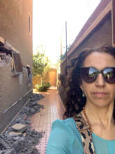 EFA CEO, Sonia Omar visits damaged boarding houses