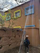 A short walk to school