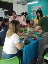 Teachers at "Lego Learning through Play" workshop