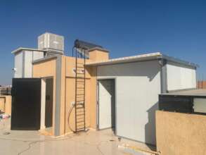Renovation works prompted a new laundry area