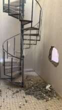 Some of the damages inside the House
