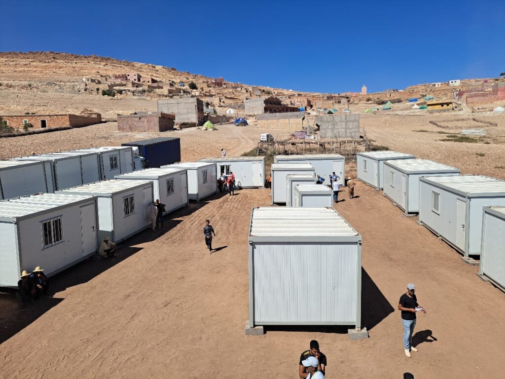 Rehousing aid for Moroccan earthquake victims
