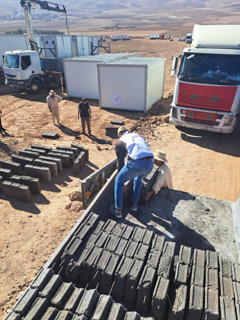 Rehousing aid for Moroccan earthquake victims