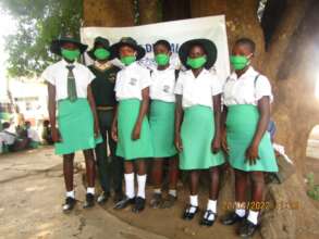 Distributing Masks To Rimbi High School Students