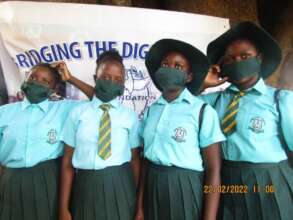 Distributing Masks To Rimbi High School Students