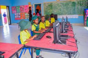 Kids At Our School Taking Basic Computer Training