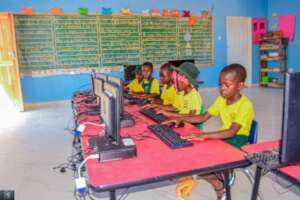 Kids At Our School Taking Basic Computer Training