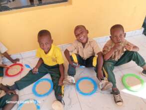 Students Eating Porridge