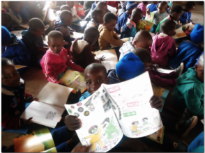 Rimbi Primary School Kids Reading Children's Books