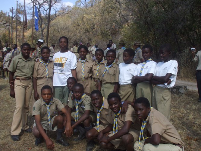 Our scouts at a Jamboree in Bulawayo