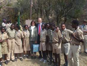 Scouts at a jamboree in Bulawayo