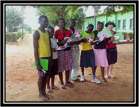 Xhitani on far left, Elizabeth - third from left