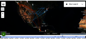 Migration of birds detected at our Motus station