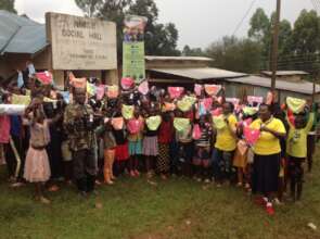 Group photo of girls with pants