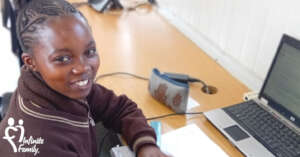 A Net Buddy works on applications to university.