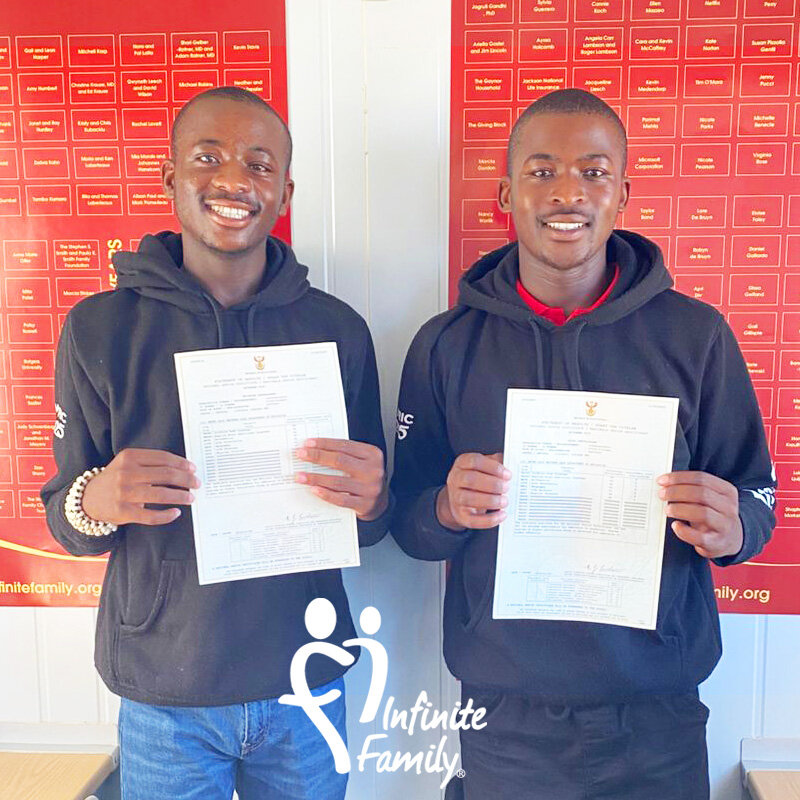 Khayelitsh Net Buddies Sharing their Matric Scores