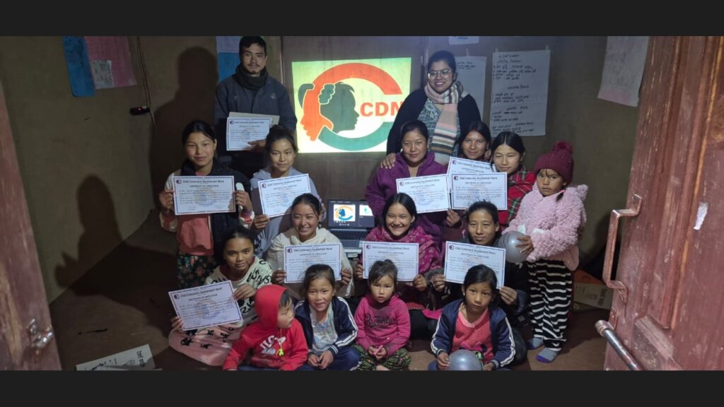 Trained Gurdum village members on parenting