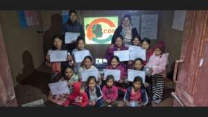 Trained Gurdum village members on parenting