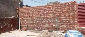 Wall Construction (Steel-Reinforced Brick)