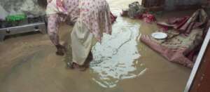 water coming inside rooms