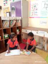 Children shows love towards reading