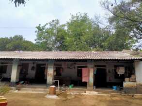 The kitchen building, Naba kuth ashram village