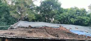 The kitchen roof before the repairs
