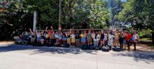 Community beach clean and marine litter survey