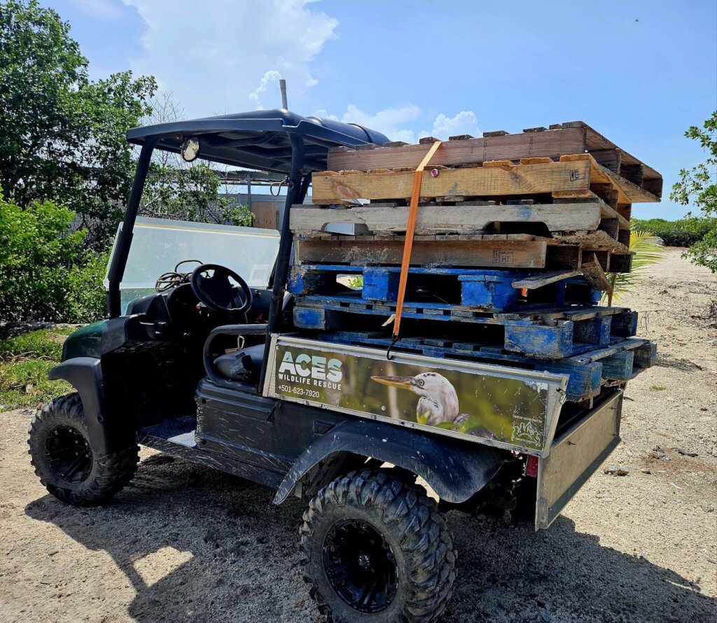 Pallet fencing deliveries!