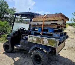 Pallet fencing deliveries!