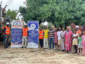 Picture of the beneficiaries before the drilling