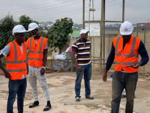 Picture of construction team on site