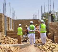 Construction work at 30 %