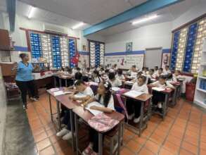 3rd grade students during Math lessons