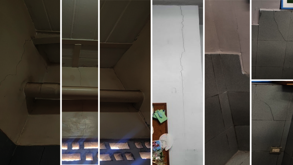 Cracks Caused by the Earthquake /Grietas Terremoto