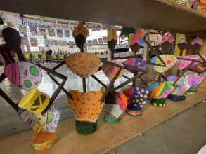 Art pieces made by the students
